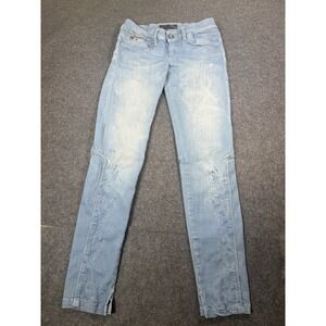 Salsa 1st Level Light Wash Embroidered Slim Fit‎ Jeans